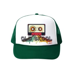 BUBU Hats / Beanies-OLD SKOOL CASSETTE TRUCKER HAT