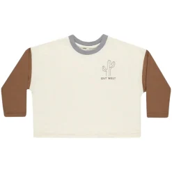BOY RYLEE + CRU Tops | Tops-OUT WEST COLORBLOCK LONG SLEEVE TSHIRT