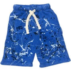 BOY CALIFORNIAN VINTAGE Bottoms | Matching Sibling Outfits-PAINT SPLATTER SHORTS