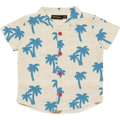 BOY ROCK YOUR BABY Tops-PALM TREES BUTTON DOWN TOP