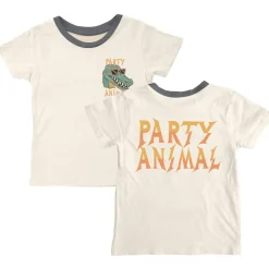 BOY TINY WHALES Tops | Tops-PARTY ANIMAL TSHIRT