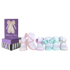 TRUMPETTE Socks / Tights-PASTEL BABE BALLERINA SOCKS PACK