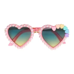 STRAND UP Eyewear | Hearts-PASTEL HEARTS & PEARLS SUNGLASSES