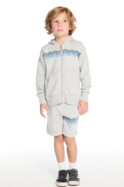 BOY CHASER KIDS Outerwear | America 🇺🇸-PEACE OUT ZIP UP HOODIE