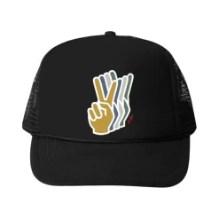 BUBU Hats / Beanies-PEACE TRUCKER HAT