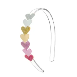 LILIES u0026 ROSES Clips / Headbands | Hearts-PEARL HEARTS HEADBAND