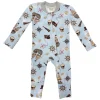 BOY ESME Footies / Pajamas-PIRATES ZIP FOOTIE