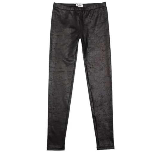 MIA NEW YORK Bottoms-PLEATHER LEGGINGS