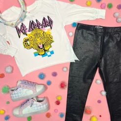 MIA NEW YORK Bottoms-PLEATHER LEGGINGS