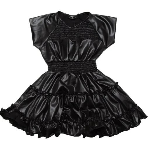 FLOWERS BY ZOE Dresses | Dresses-PLEATHER SMOCKED DRESS
