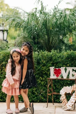FLOWERS BY ZOE Dresses | Dresses-PLEATHER SMOCKED DRESS