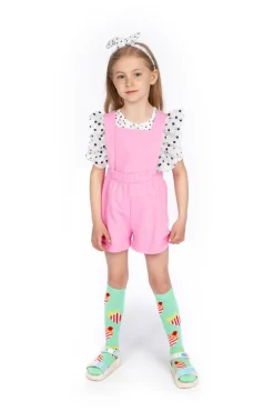 WAUW CAPOW Jumpsuits / Rompers-POLKA DOT FRILL ROMPER W/ REMOVABLE STRAPS