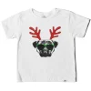 BOY KID DANGEROUS Tops | Tops-PUG CHRISTMAS TSHIRT