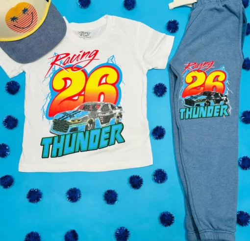 BOY CALIFORNIAN VINTAGE Tops | Cars-RACE CAR TSHIRT