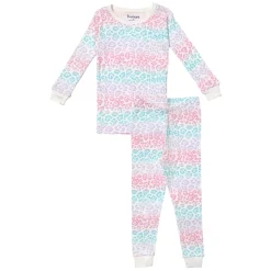 BABY STEPS Footies / Pajamas | Pajamas-RAINBOW CHEETAH PJS