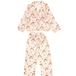 MINI DREAMERS Bottoms | Pajamas-RAINBOW DAISY SET