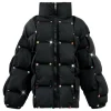LOLA AND THE BOYS Outerwear-RAINBOW GEM GUILTED PUFFER JACKET