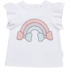 HUXBABY Tops | Tops-RAINBOW RUFFLE TOP