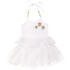 FLOWERS BY ZOE Dresses | Neon-RAINBOW SMILEY TUTU DRESS W/ BEADS