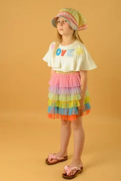 RASPBERRY PLUM Bottoms | Rainbow-RAINBOW TUTU SKIRT