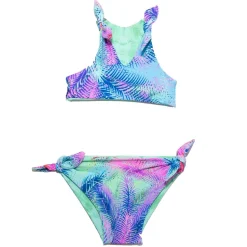 LULI FAMA Swim-REVERSIBLE KNOT HALTER TWO PIECE BIKINI