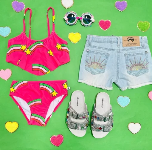APPAMAN Bottoms | Denim On Denim-RHODES SUNSHINE DENIM SHORTS