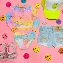 APPAMAN Bottoms | Denim On Denim-RHODES SUNSHINE DENIM SHORTS