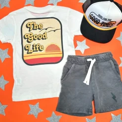 BOY TINY WHALES Bottoms | Bottoms-ROAD TRIPPER SHORTS