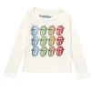 ROWDY SPROUT Tops | Tops-ROLLING STONES THERMAL LONG SLEEVE TOP