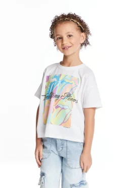CHASER KIDS Tops | Neon-ROLLING STONES TSHIRT