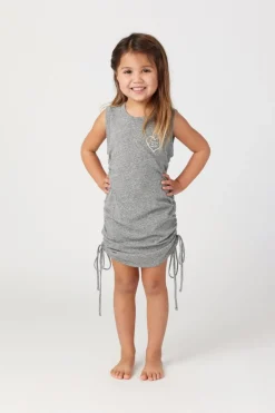 SOL ANGELES KIDS Dresses-RUCHED TIE DRESS