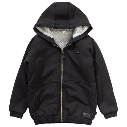 BOY MUNSTER KIDS Outerwear-RUGGED SHERPA ZIP UP HOODIE JACKET