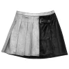 MIA NEW YORK Bottoms-SCHOOLGIRL PLEATED METALLIC SKIRT