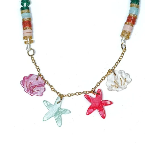 LILIES u0026 ROSES Jewelry-SEASHELLS PEARLIZED NECKLACE