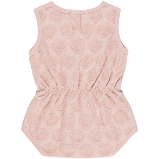 RYLEE + CRU Rompers/onesies | Sets-SEASHELLS TERRY ROMPER