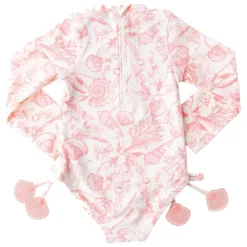 SHADE CRITTERS Swim | Swim-SEASIDE TOILE LONG SLEEVE ONE PIECE SWIMSUIT