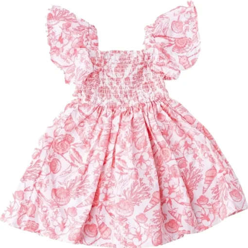 SHADE CRITTERS Swim | Dresses-SEASIDE TOILE SMOCKED DRESS
