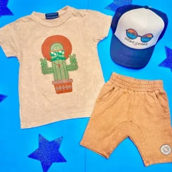 BOY TINY WHALES Bottoms | Bottoms-SEDONA SOLID SHORTS