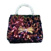 MINI DREAMERS Backpacks / Purses | Sequin & Sparkle✨-SEQUIN BOW PEARL PURSE