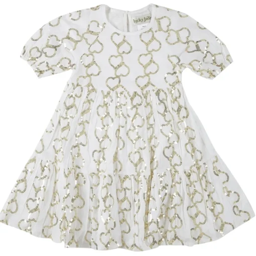 LUCKY JADE Dresses | Hearts-SEQUIN HEART DRESS