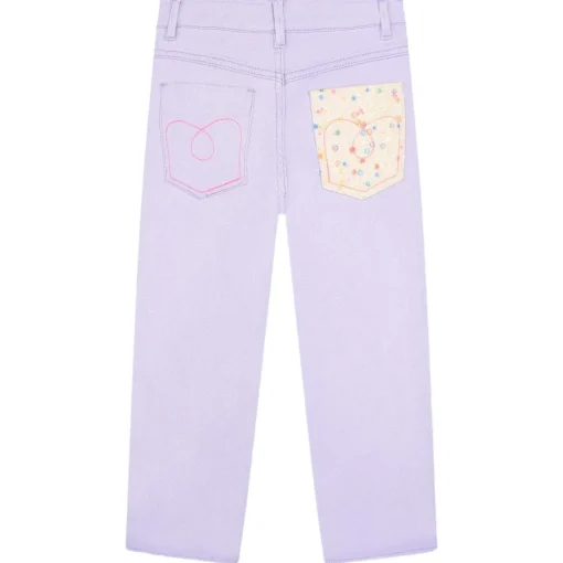 BILLIEBLUSH Bottoms | Denim On Denim-SEQUIN POCKET DENIM PANTS