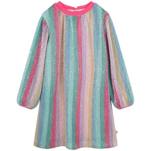 BILLIEBLUSH Dresses | Sequin & Sparkle✨-SEQUIN RAINBOW PLEATED DRESS