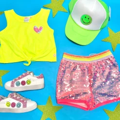 BILLIEBLUSH Bottoms | Sequin & Sparkle✨-SEQUIN SHORTS