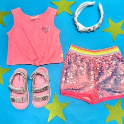 BILLIEBLUSH Bottoms | Sequin & Sparkle✨-SEQUIN SHORTS