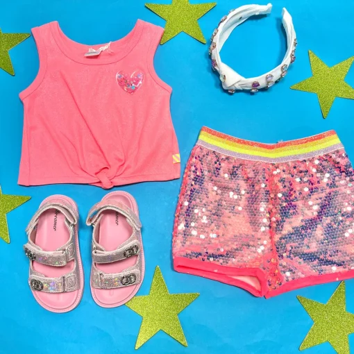 BILLIEBLUSH Bottoms | Sequin & Sparkle✨-SEQUIN SHORTS