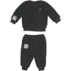 BOY NUNUNU Outerwear | Bottoms-SHERPA FUZZY CARDIGAN AND SWEATPANTS SET
