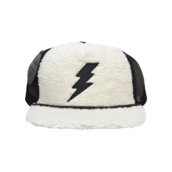 BOY TINY WHALES Hats / Beanies | Lightning Bolt-SHERPA SUPER CHARGED TRUCKER HAT