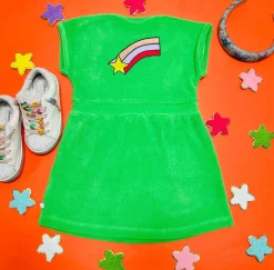 CARLIJNQ Dresses-SHOOTING STAR TERRY DRESS