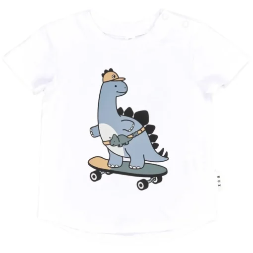 BOY HUXBABY Tops | Tops-SKATIN DINO TSHIRT