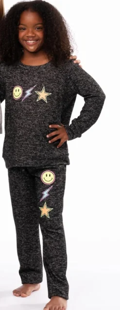 BOY MALIBU SUGAR Bottoms | Lightning Bolt-SMILEY & LIGHTNING BOLT SWEATPANTS